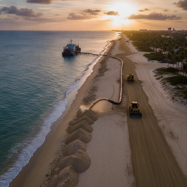 What's the engineering term for adding sand to beaches? - Triviatry